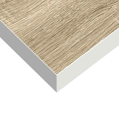 vidaXL Étagère flottante aspect chêne et blanc 90x23,5x3,8 cm MDF