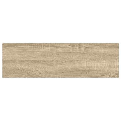 vidaXL Étagères flottantes 2 pcs Chêne et Blanc 90x23,5x3,8 cm MDF