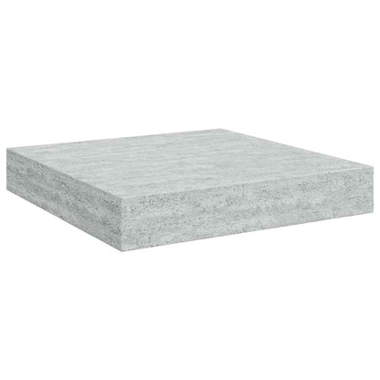 vidaXL Étagère murale gris béton 23 x 23,5 x 3,8 cm MDF