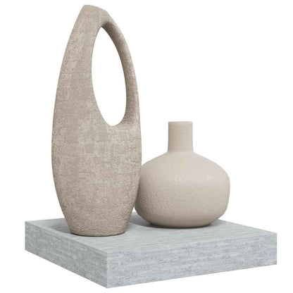 vidaXL Étagère murale gris béton 23 x 23,5 x 3,8 cm MDF