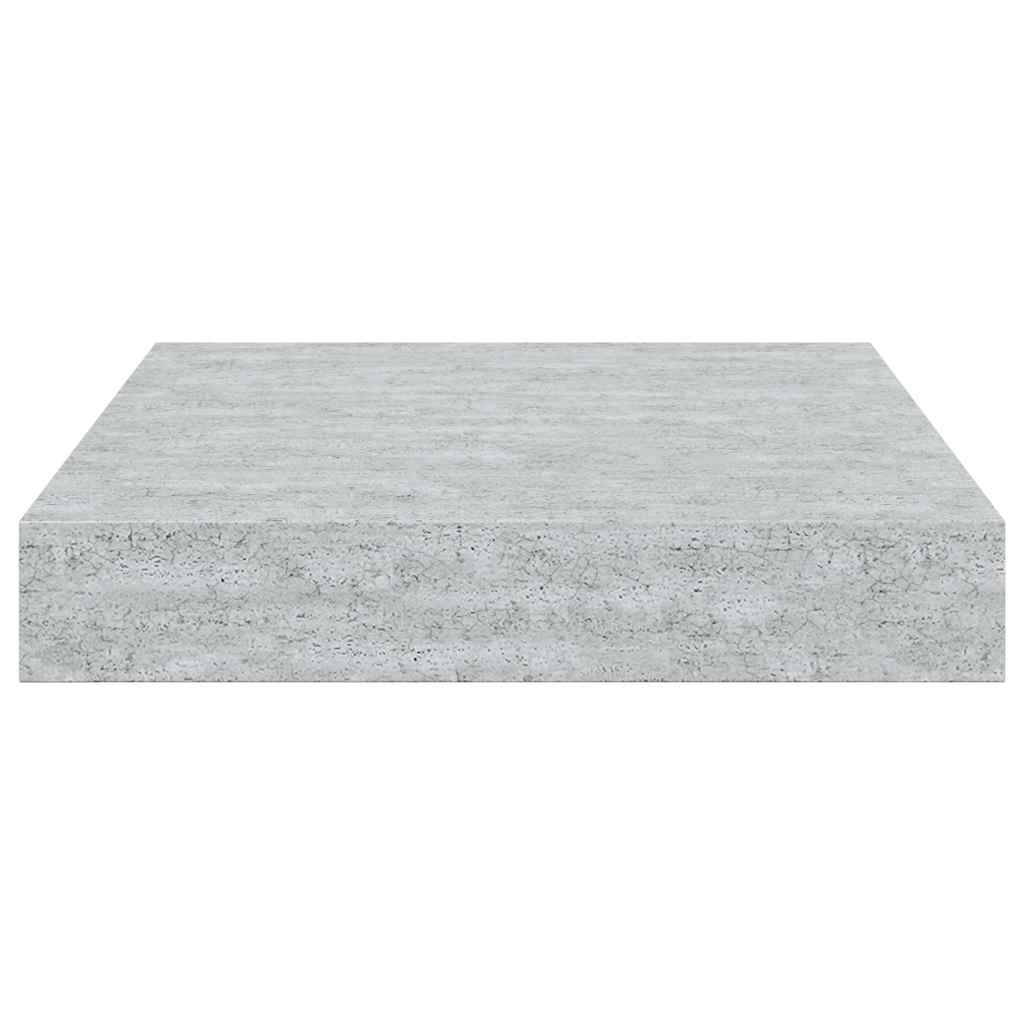 vidaXL Étagère murale gris béton 23 x 23,5 x 3,8 cm MDF