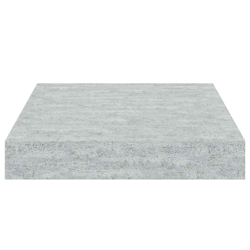 vidaXL Étagère murale gris béton 23 x 23,5 x 3,8 cm MDF