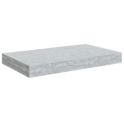 vidaXL Étagères flottantes 2 pcs Gris béton 40x23x3,8 cm MDF