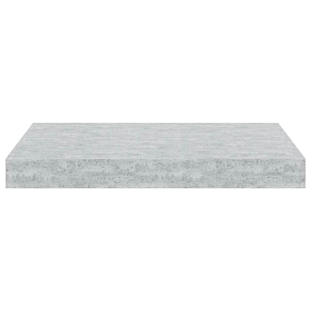 vidaXL Étagères flottantes 2 pcs Gris béton 40x23x3,8 cm MDF