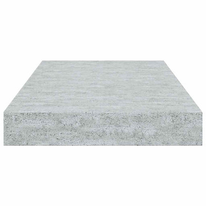 vidaXL Étagères flottantes 2 pcs Gris béton 40x23x3,8 cm MDF