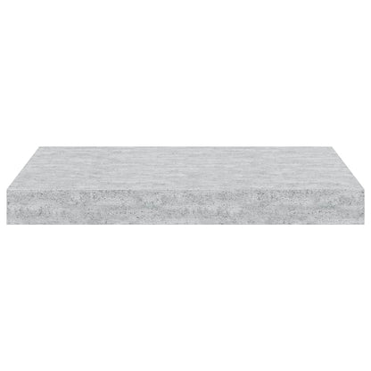 vidaXL Étagères flottantes 4 pcs Gris béton 40x23x3,8 cm MDF