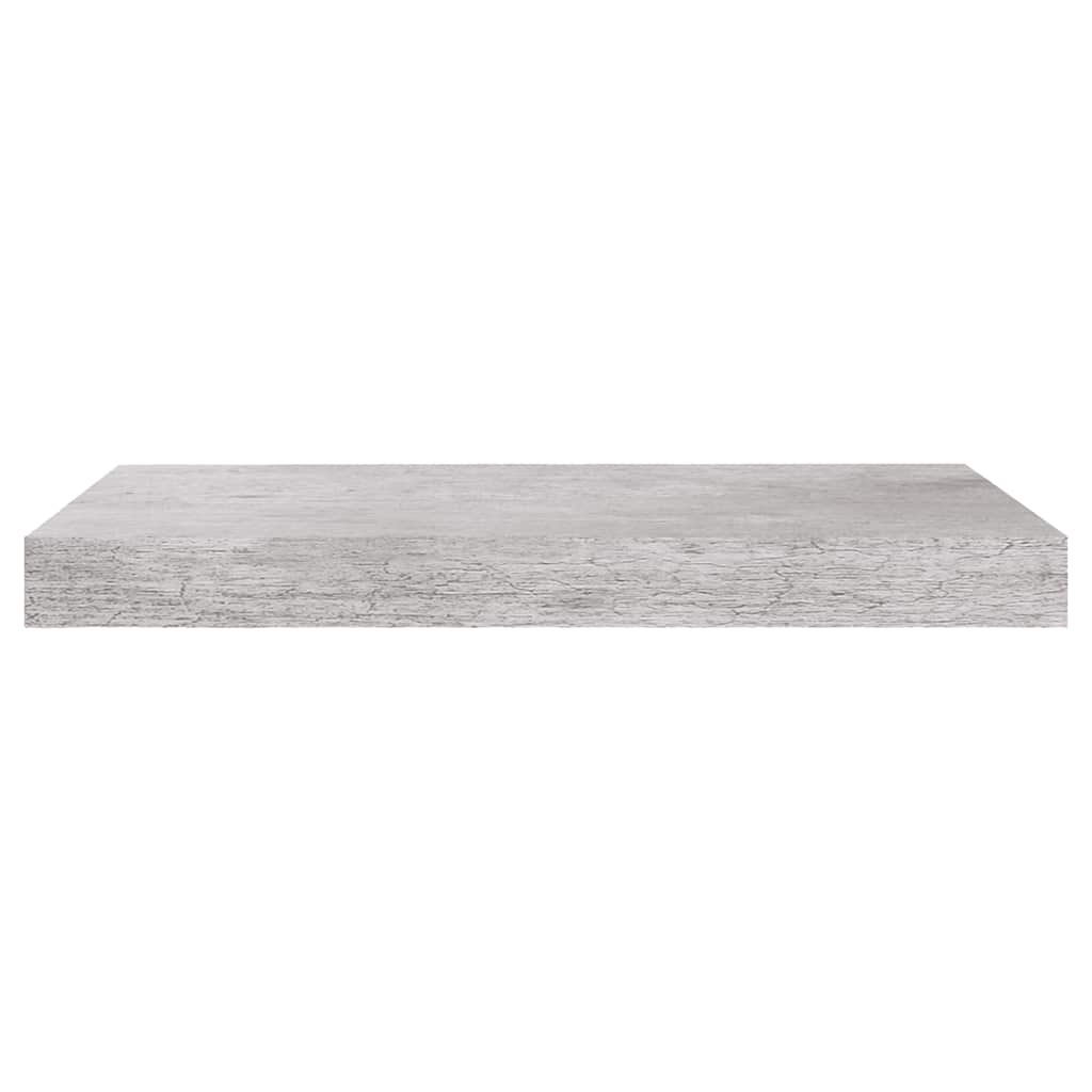 vidaXL Étagère murale gris béton 50x23x3,8 cm MDF