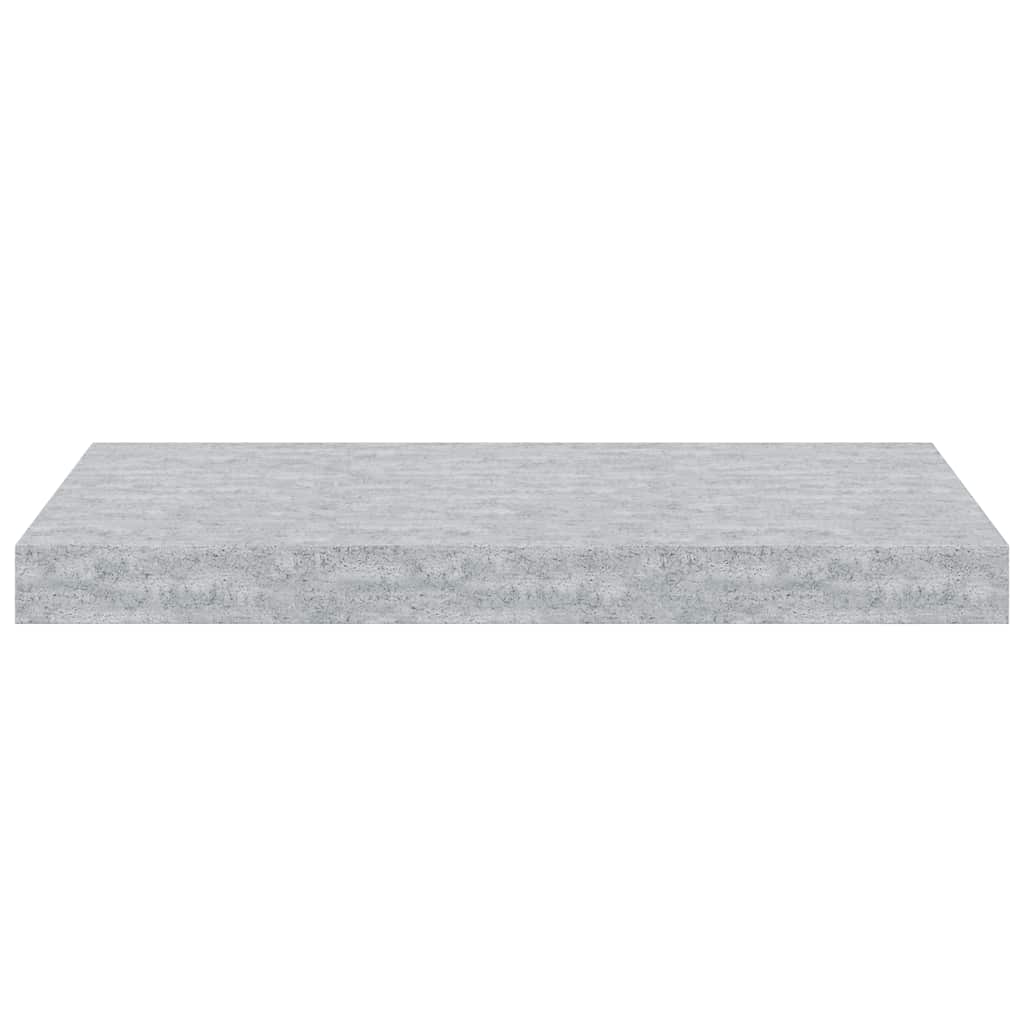 vidaXL Étagères murales flottantes 4 pcs Gris béton 50x23x3,8 cm MDF