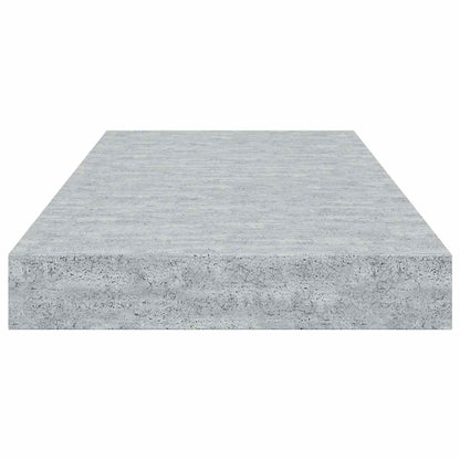 vidaXL Étagères murales flottantes 4 pcs Gris béton 50x23x3,8 cm MDF