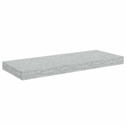 vidaXL Étagères murales flottantes 2 pcs Gris béton 60x23,5x3,8 cm MDF