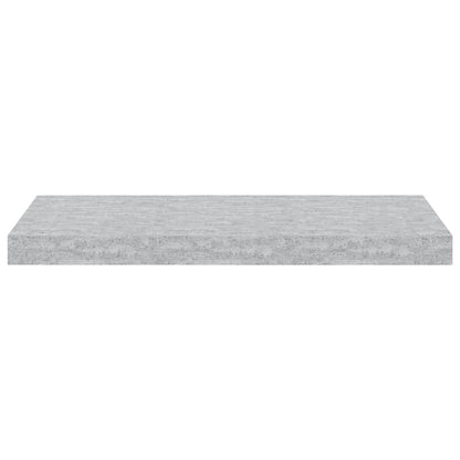 vidaXL Étagères murales flottantes 2 pcs Gris béton 60x23,5x3,8 cm MDF