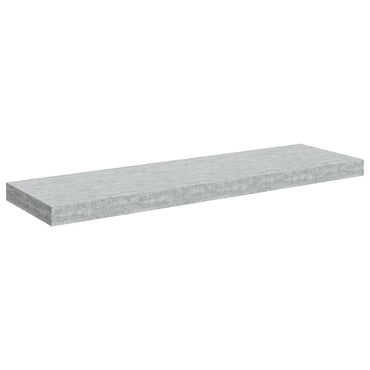vidaXL Étagère murale gris béton 80x23,5x3,8 cm MDF