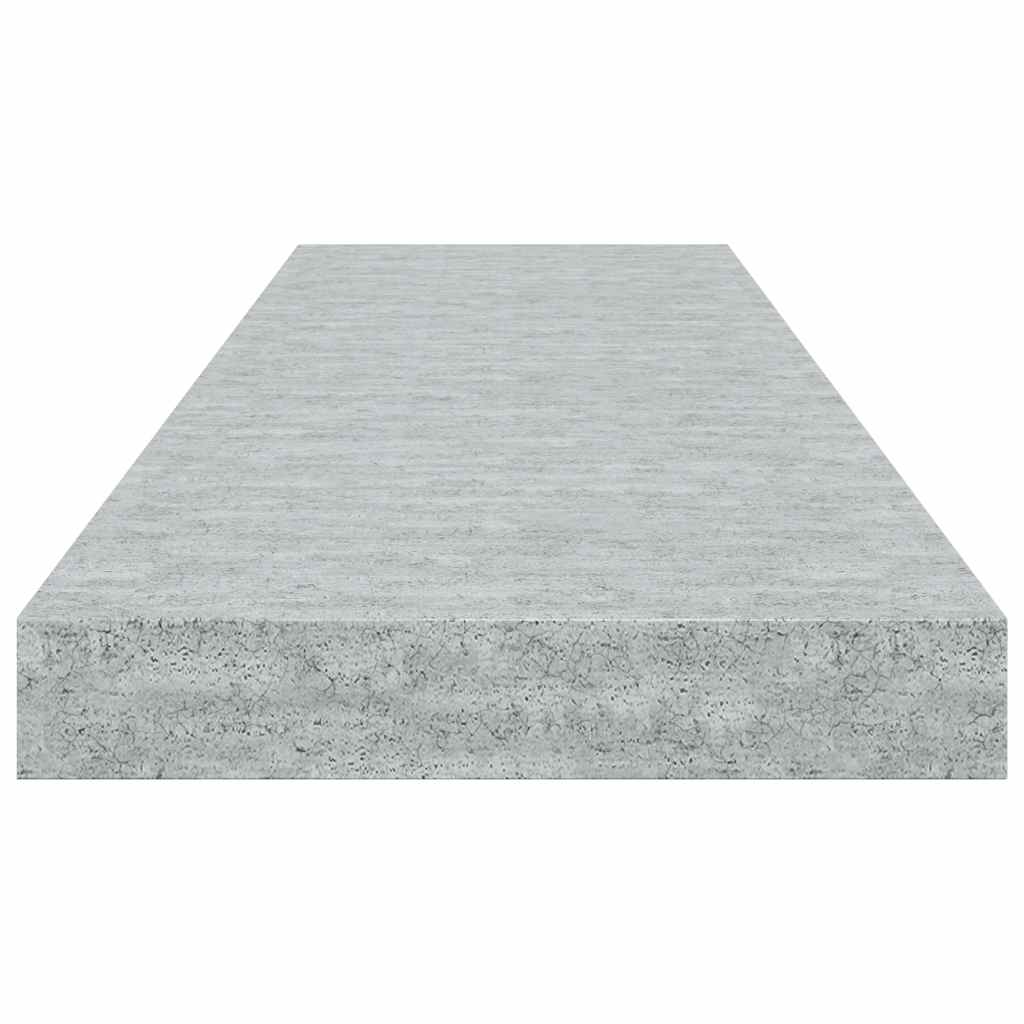 vidaXL Étagère murale gris béton 80x23,5x3,8 cm MDF