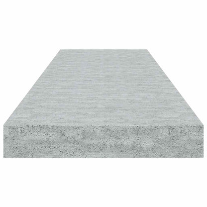vidaXL Étagère murale gris béton 80x23,5x3,8 cm MDF