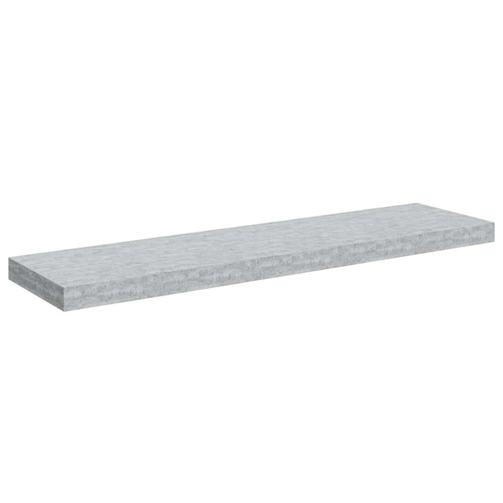 vidaXL Étagère flottante gris béton 90x23,5x3,8 cm MDF