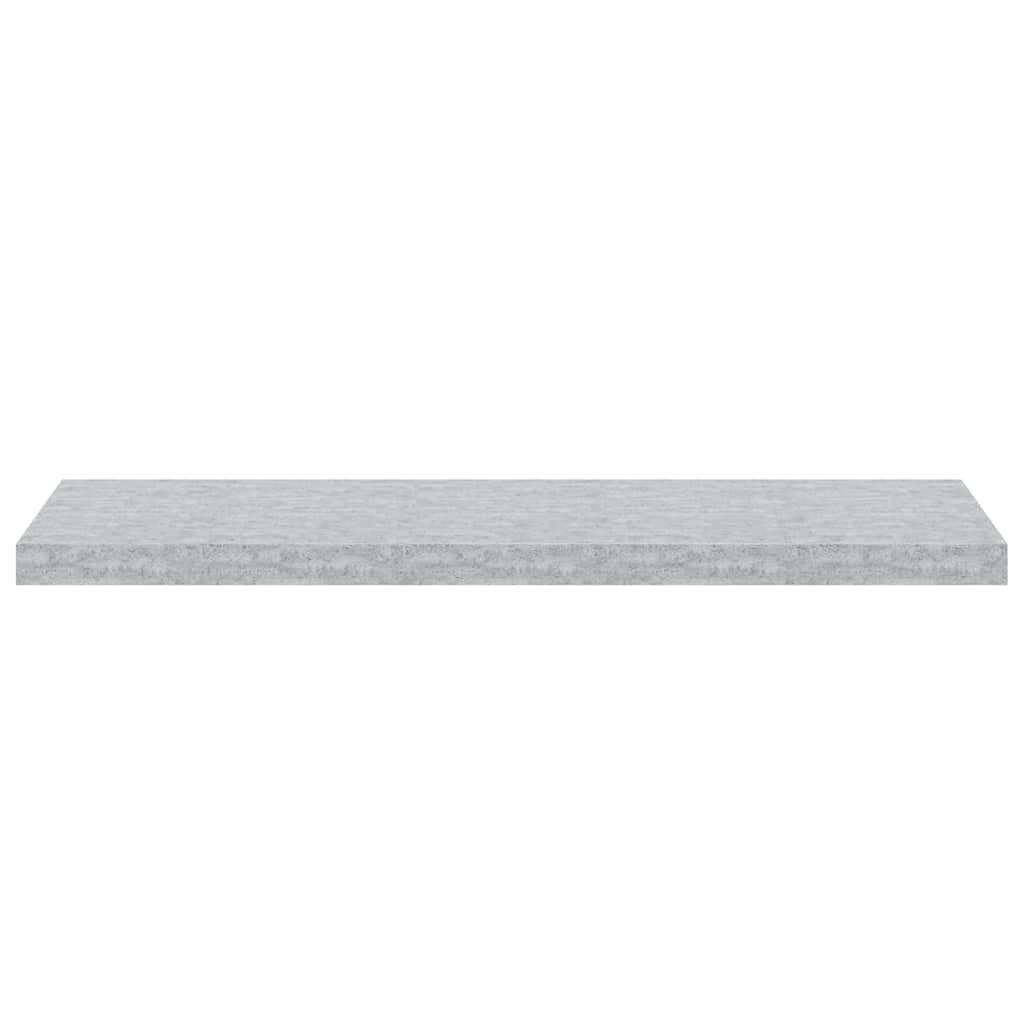vidaXL Étagère flottante gris béton 90x23,5x3,8 cm MDF