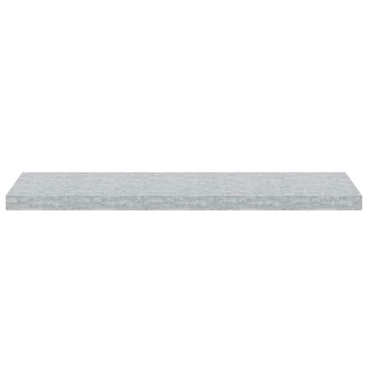 vidaXL Schweberegale 4 Stk. Betongrau 90x23,5x3,8 cm MDF