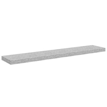 vidaXL Étagère flottante gris béton 120x23,5x3,8 cm MDF