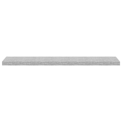 vidaXL Étagère flottante gris béton 120x23,5x3,8 cm MDF