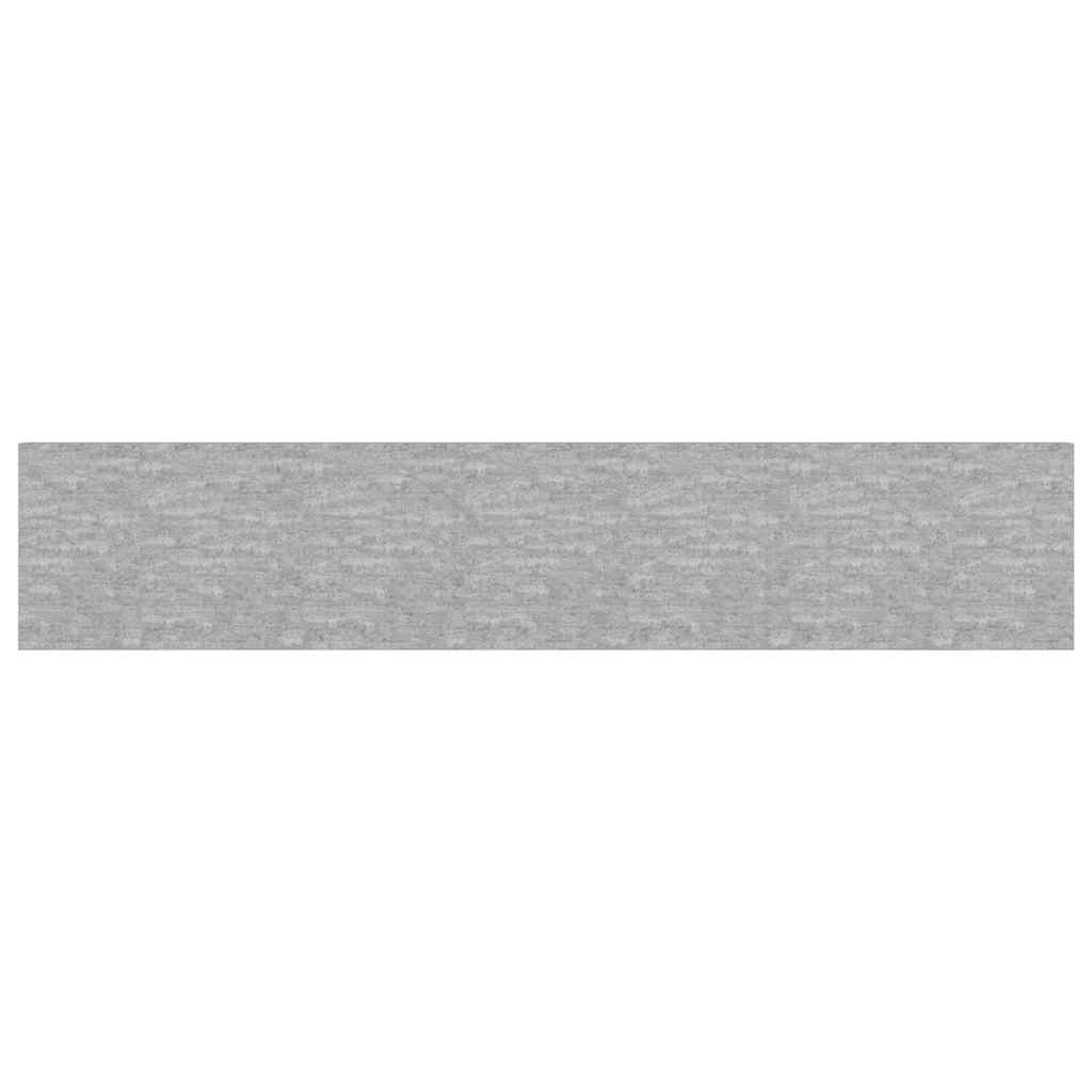 vidaXL Étagères murales 4 pcs Gris béton 120x23,5x3,8 cm MDF