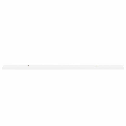 vidaXL Wandregale 4 Stk. Hochglanz-Weiß 115x9x3 cm
