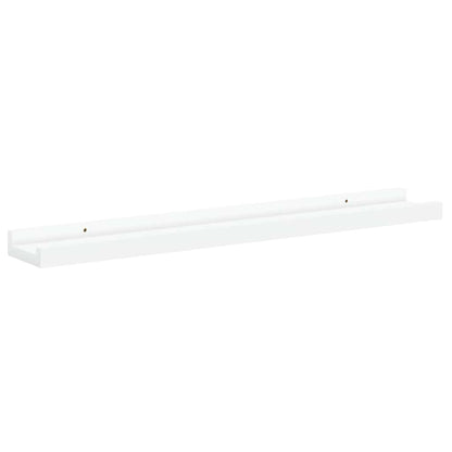 vidaXL Wandregale 4 Stk. Weiß 60x9x3 cm