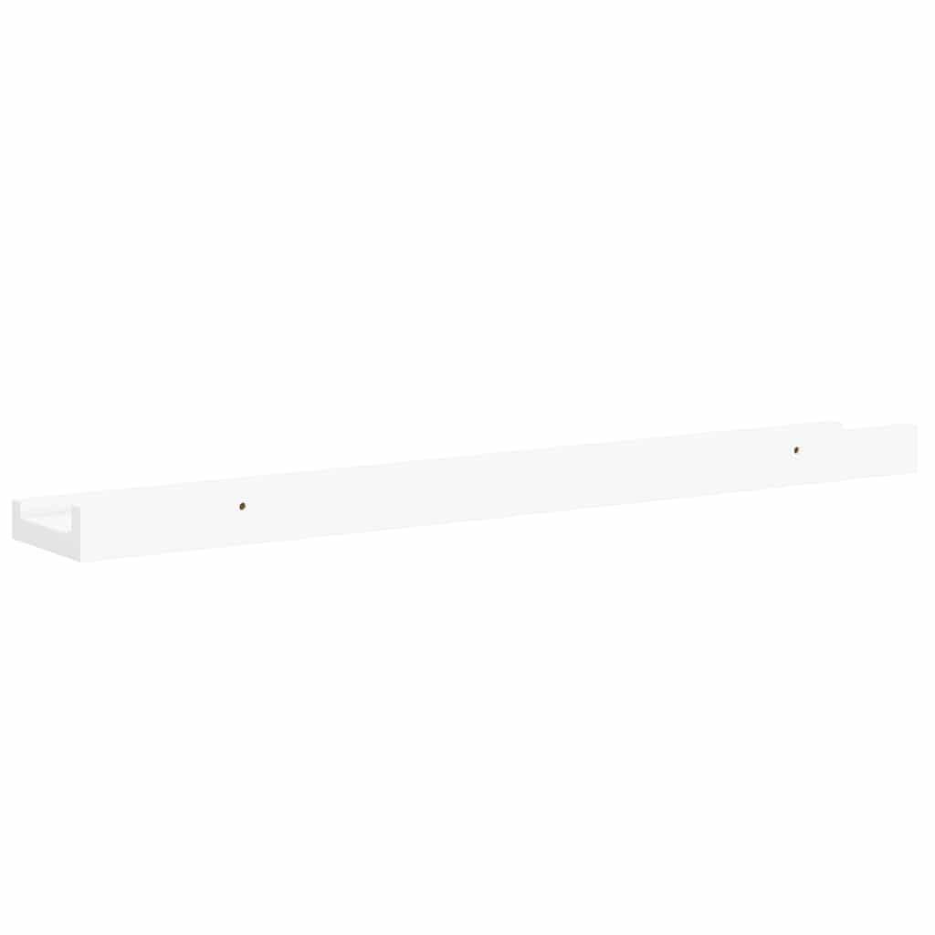 vidaXL Wandregale 4 Stk. Weiß 60x9x3 cm