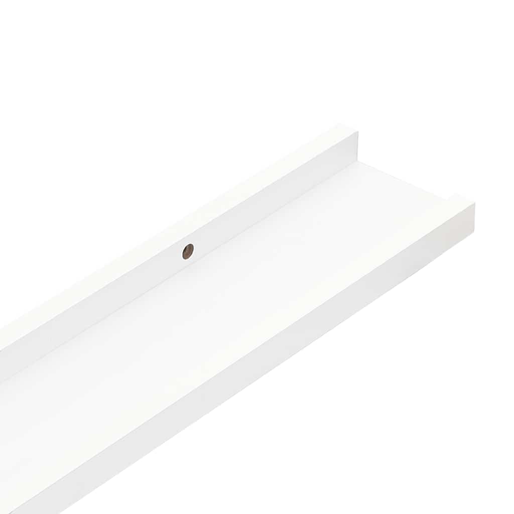 vidaXL Wandregale 4 Stk. Weiß 60x9x3 cm