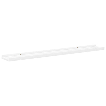vidaXL Wandregale 4 Stk. Weiß 80x9x3 cm