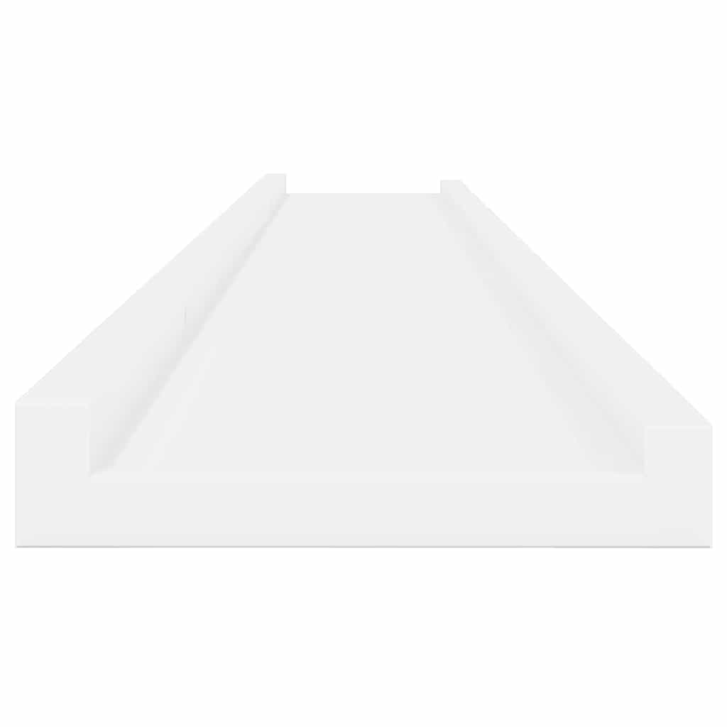 vidaXL Wandregale 4 Stk. Weiß 115x9x3 cm