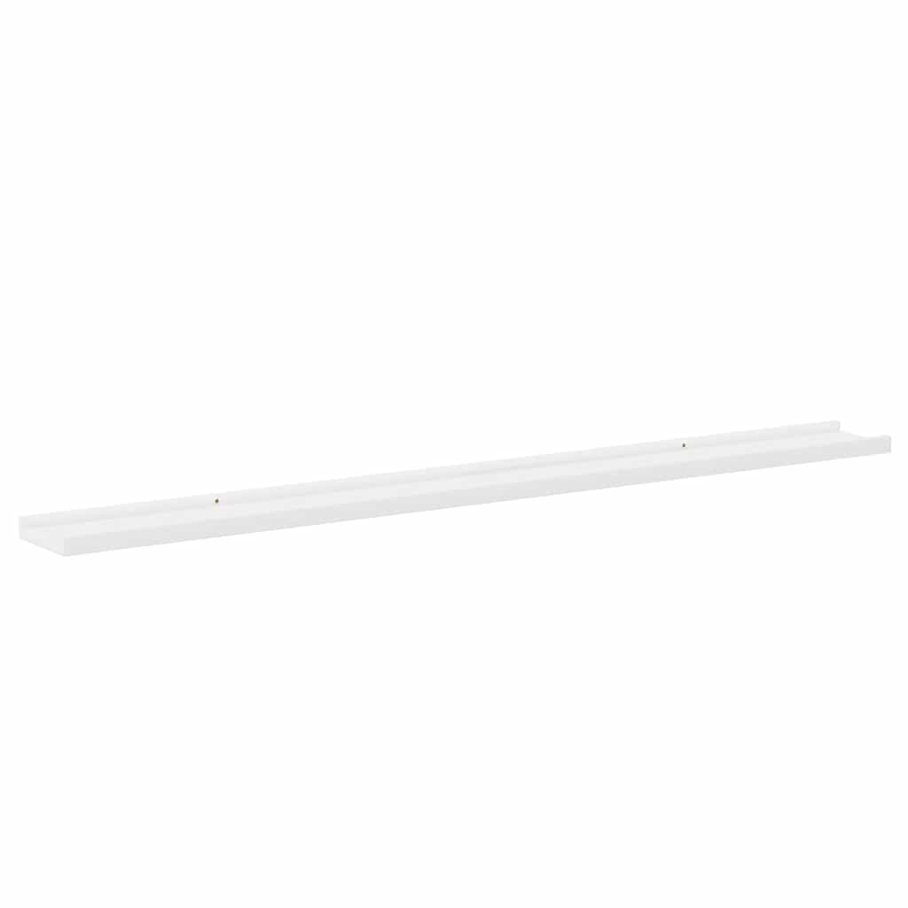 vidaXL Wandregale 4 Stk. Weiß 115x9x3 cm