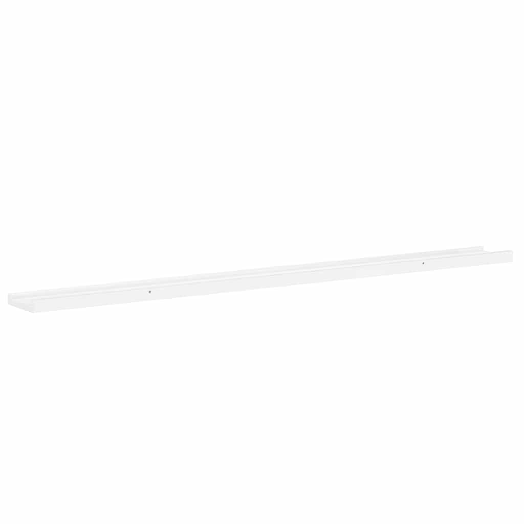vidaXL Wandregale 4 Stk. Weiß 115x9x3 cm