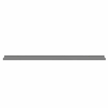 vidaXL Étagères murales 4 pcs Gris 100x9x3 cm