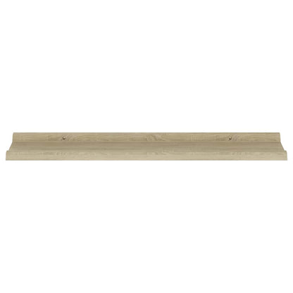 vidaXL Wandregale 4 Stk. Sonoma-Eiche 80x9x3 cm