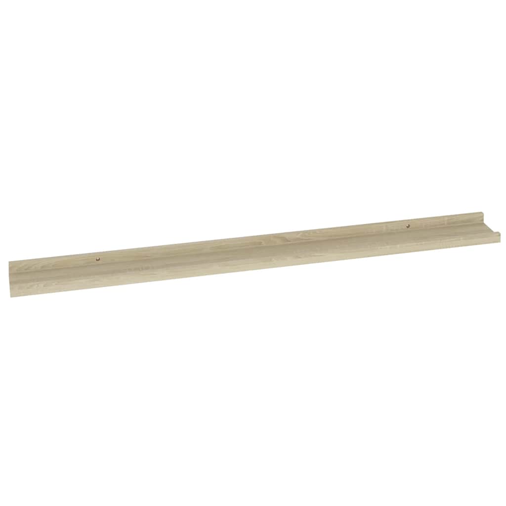 vidaXL Wandregale 4 Stk. Sonoma-Eiche 100x9x3 cm