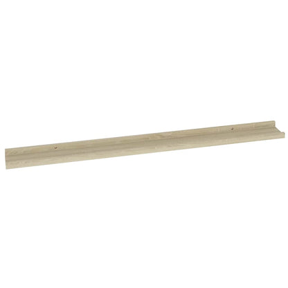 vidaXL Wandregale 4 Stk. Sonoma-Eiche 100x9x3 cm