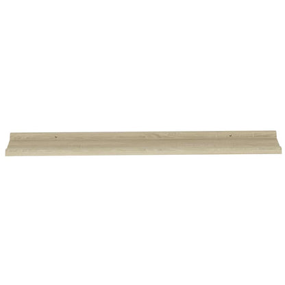 vidaXL Wandregale 4 Stk. Sonoma-Eiche 100x9x3 cm
