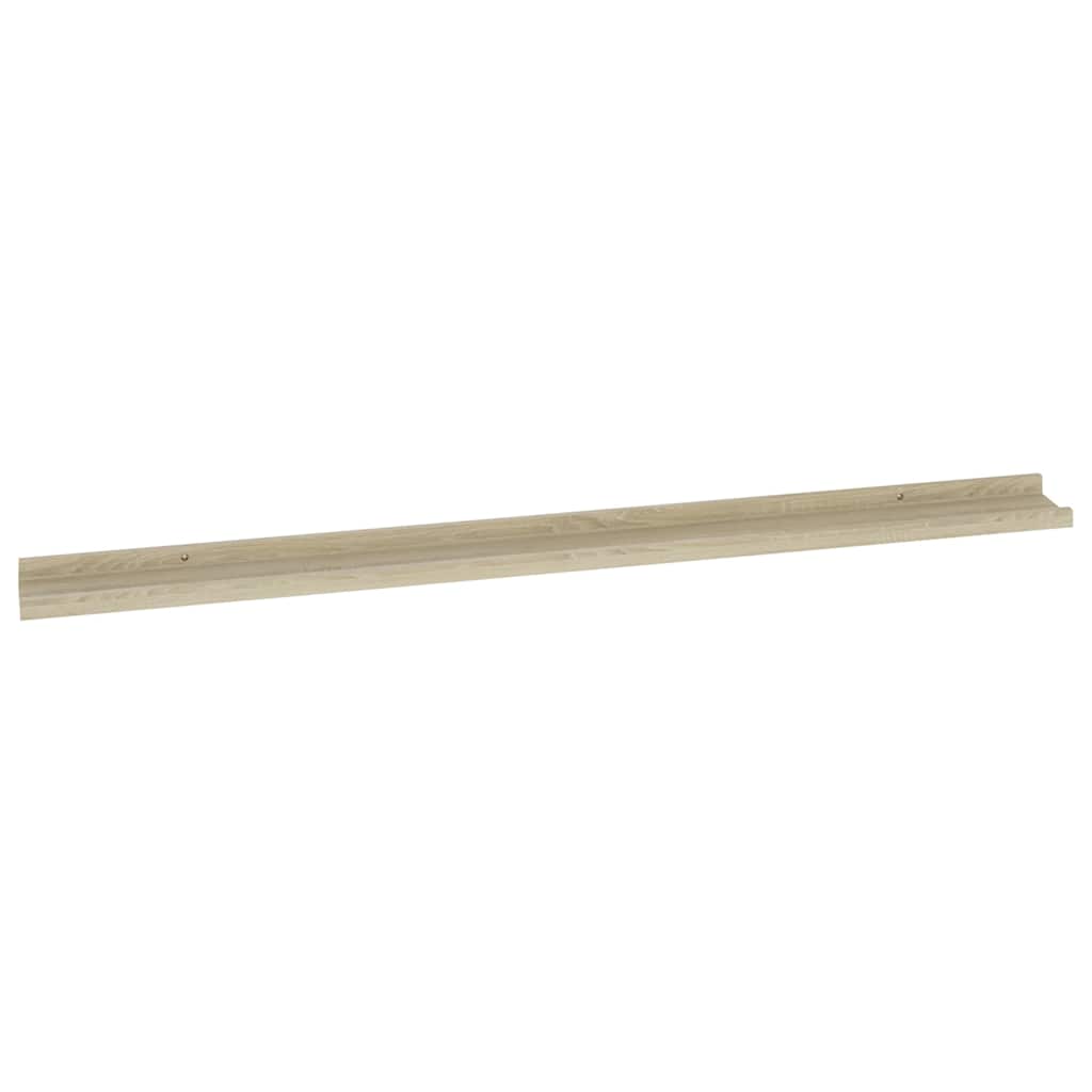 vidaXL Wandregale 4 Stk. Sonoma-Eiche 115x9x3 cm