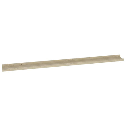 vidaXL Wandregale 4 Stk. Sonoma-Eiche 115x9x3 cm