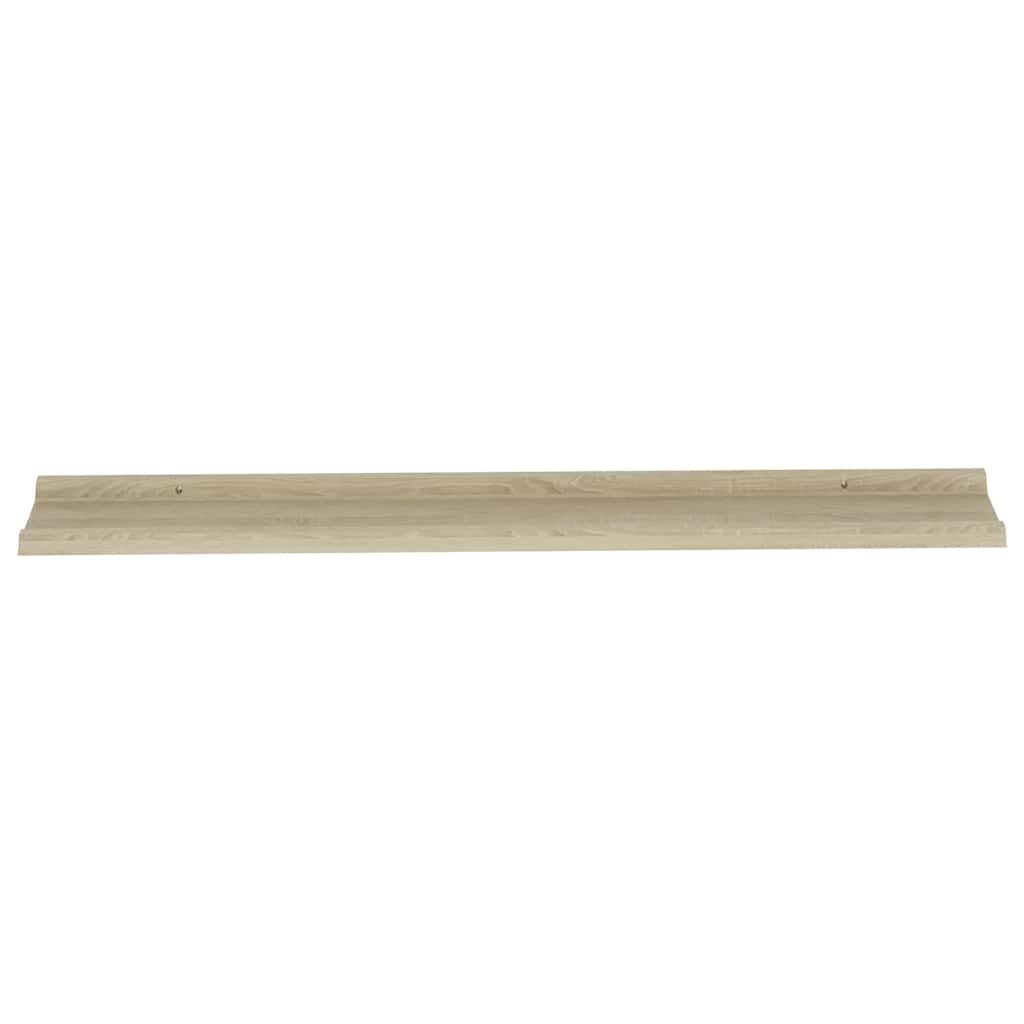 vidaXL Wandregale 4 Stk. Sonoma-Eiche 115x9x3 cm