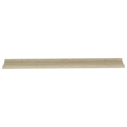 vidaXL Wandregale 4 Stk. Sonoma-Eiche 115x9x3 cm