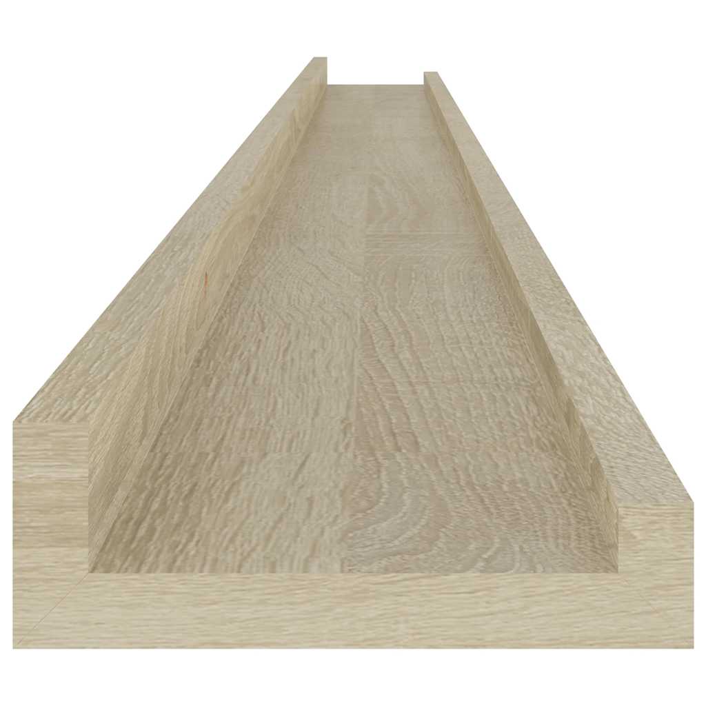 vidaXL Wandregale 4 Stk. Sonoma-Eiche 115x9x3 cm