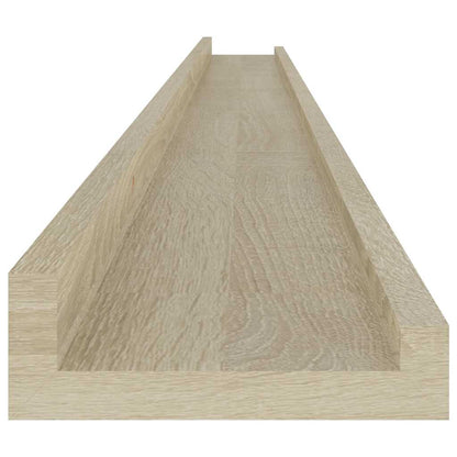 vidaXL Wandregale 4 Stk. Sonoma-Eiche 115x9x3 cm