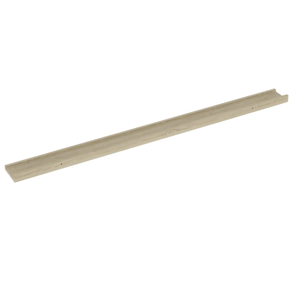 vidaXL Wandregale 4 Stk. Sonoma-Eiche 115x9x3 cm