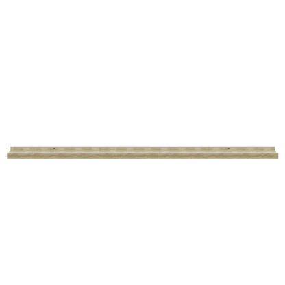 vidaXL Wandregale 4 Stk. Weiß und Sonoma-Eiche 100x9x3 cm