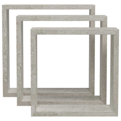 vidaXL Würfelregale 3 Stk. Betongrau