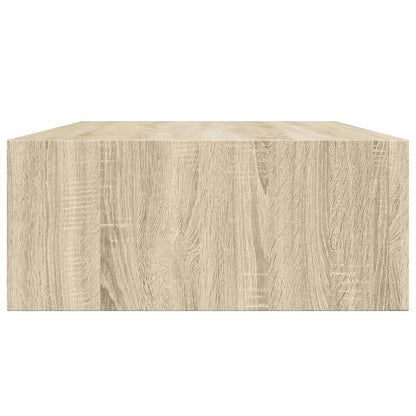 vidaXL Étagère murale avec tiroir aspect chêne 40x23,5x10 cm MDF