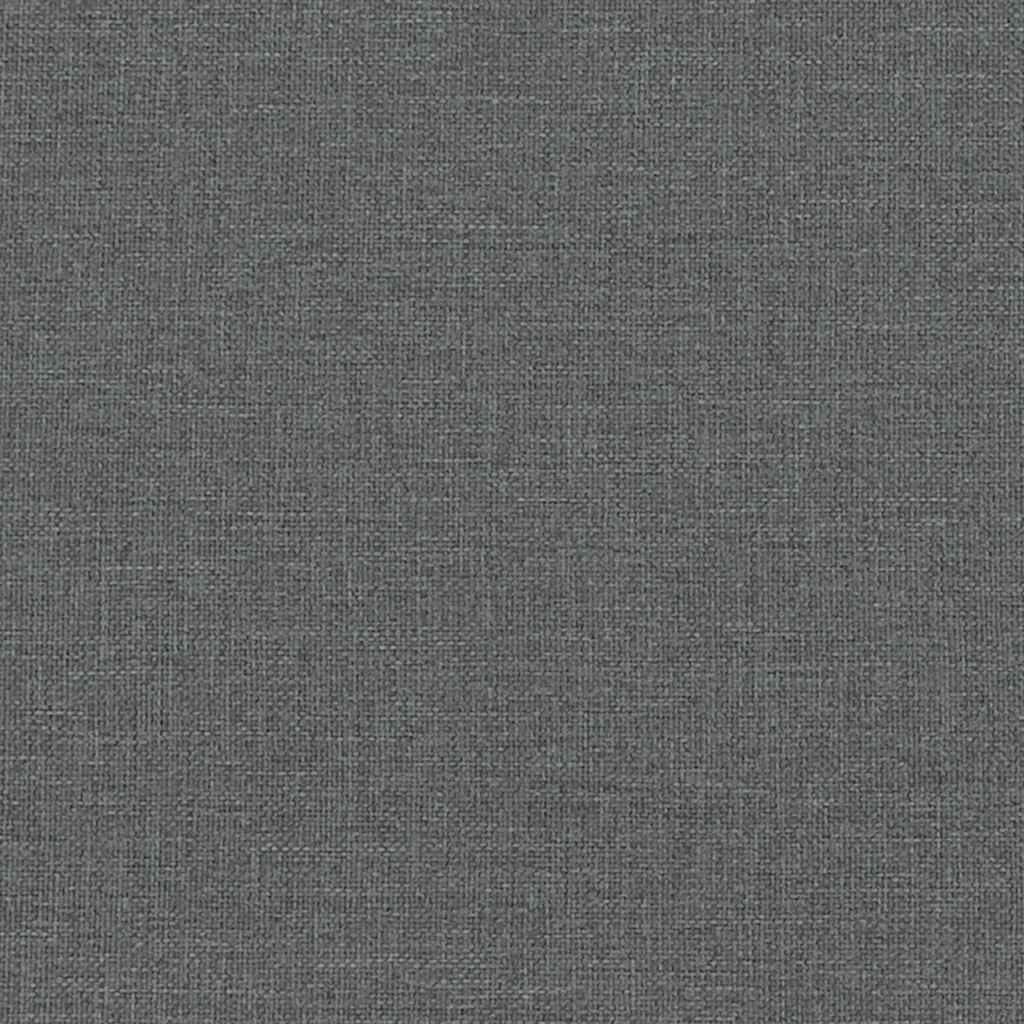 vidaXL Relaxsessel mit Hocker Dunkelgrau Stoff
