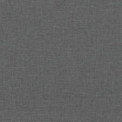 vidaXL Relaxsessel mit Hocker Dunkelgrau Stoff