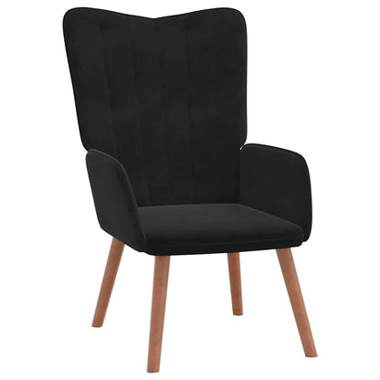 vidaXL Relaxsessel Schwarz Samt
